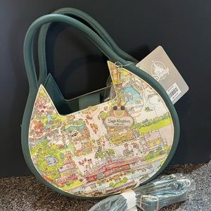 NEW Walt Disney 50th Vault Collection Magic Kingdom Map Crossbody Bag